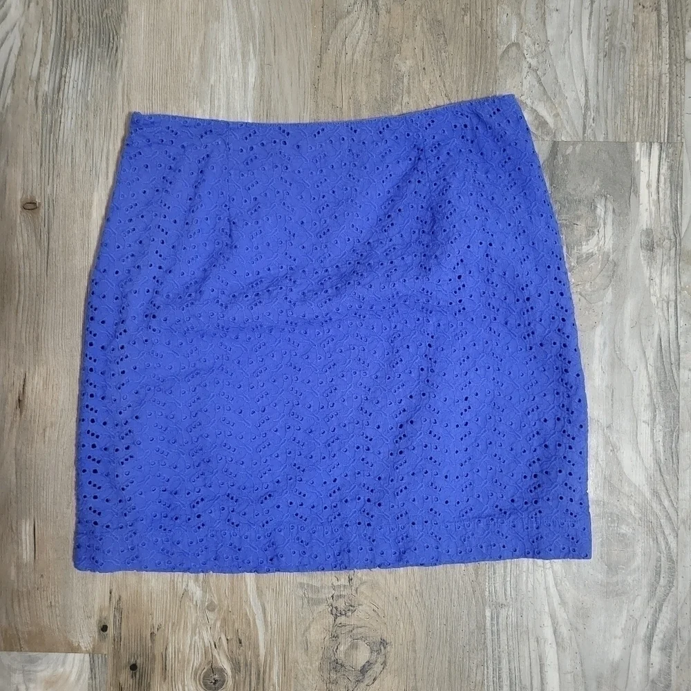 LL Bean Favorite Fit 100 % cotton skirt size 10 Petite